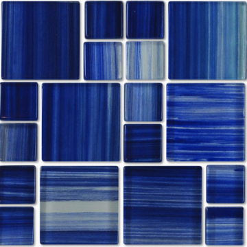 Aquabella Monet Paradise Pattern Glass Tile